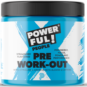 Powerful People  Pre work-out strawberry 250.00 Gram