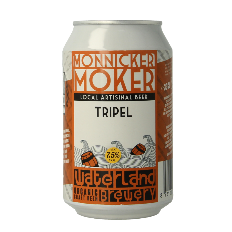 Waterland Brewery Tripel monnicker moker bio 330 Milliliter