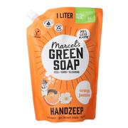 Marcel's Green Soap Handzeep sinaasappel & jasmijn navulling 1000.00 Milliliter