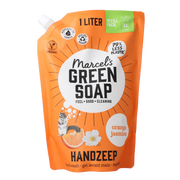 Marcel's Green Soap Handzeep sinaasappel & jasmijn navulling 1000 Milliliter