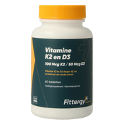 Fittergy K2 (100mcg) en D3 (50mcg) 60.00 Tabletten
