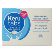 Kerutabs Lactase enzym 4600 FCC 15 Tabletten