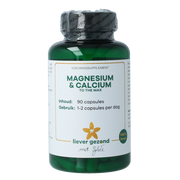 Liever Gezond Magne cal max magnesium en calcium to the max 90.00 Vegetarische capsules