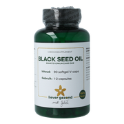 Liever Gezond Komijnzaadolie zwart 90 Vegetarische capsules