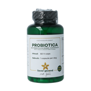 Liever Gezond Probiotica met prebiotica gember 60.00 Vegetarische capsules