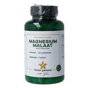 Liever Gezond Magnesium malaat appelzuur 60.00 Tabletten