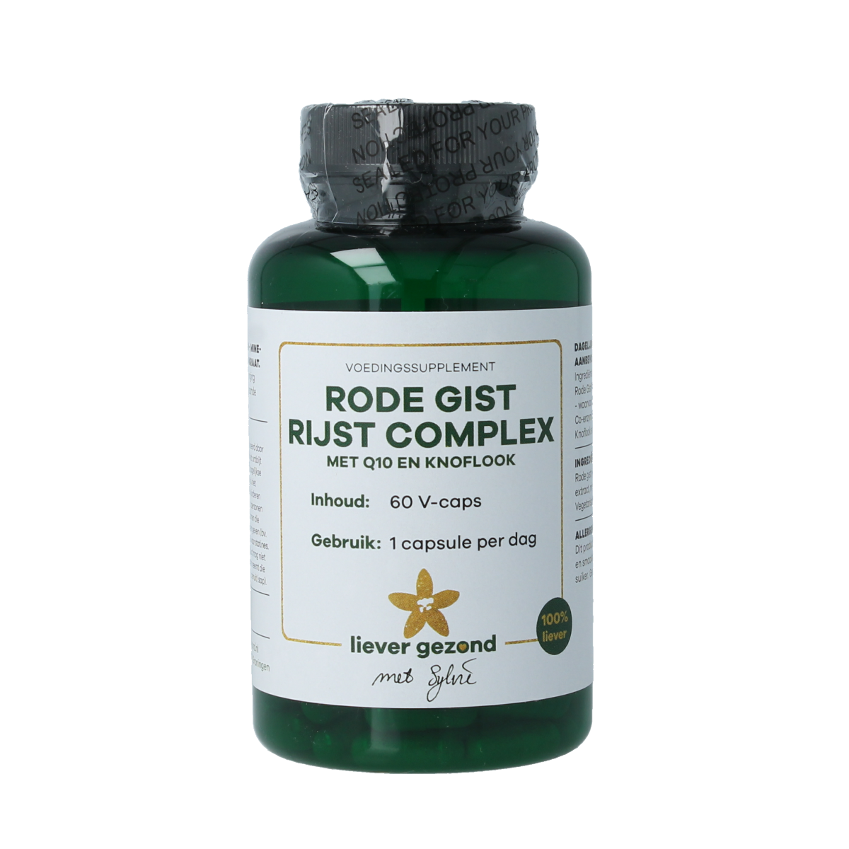 Liever Gezond Rode gist rijst complex Q10 60.00 Vegetarische capsules