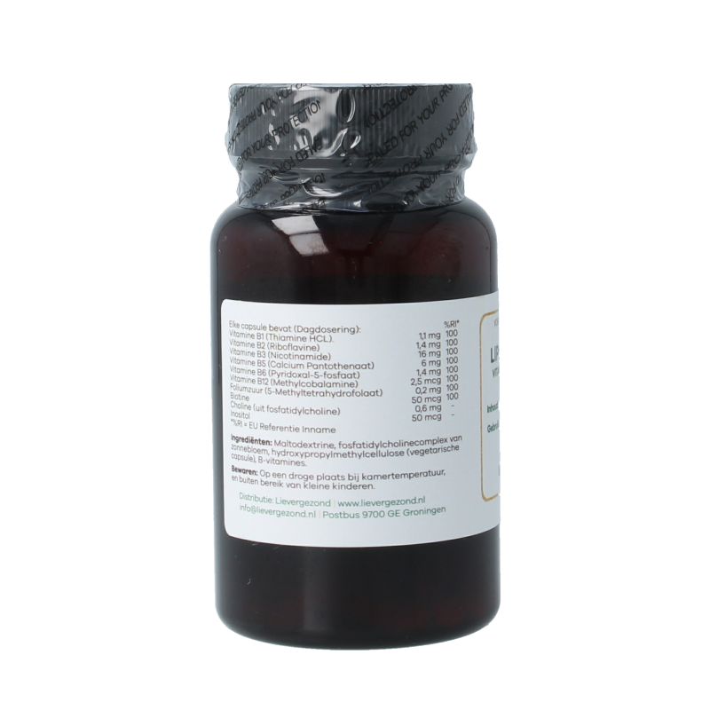 Liever Gezond Liposomaal vitamine B complex 60 Vegetarische capsules
