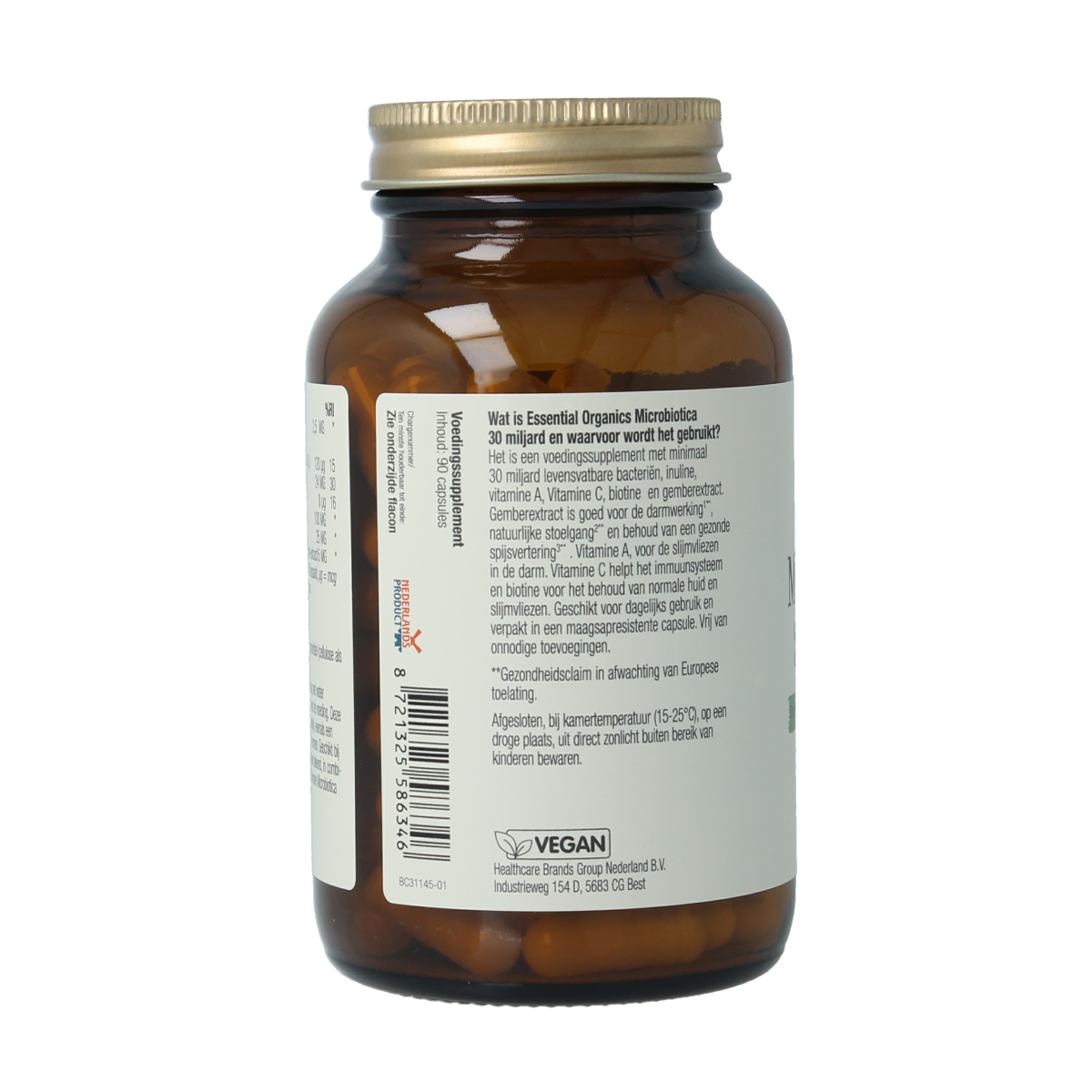 Essential Organ Puur microbiotica 30 miljard 90.00 Capsules