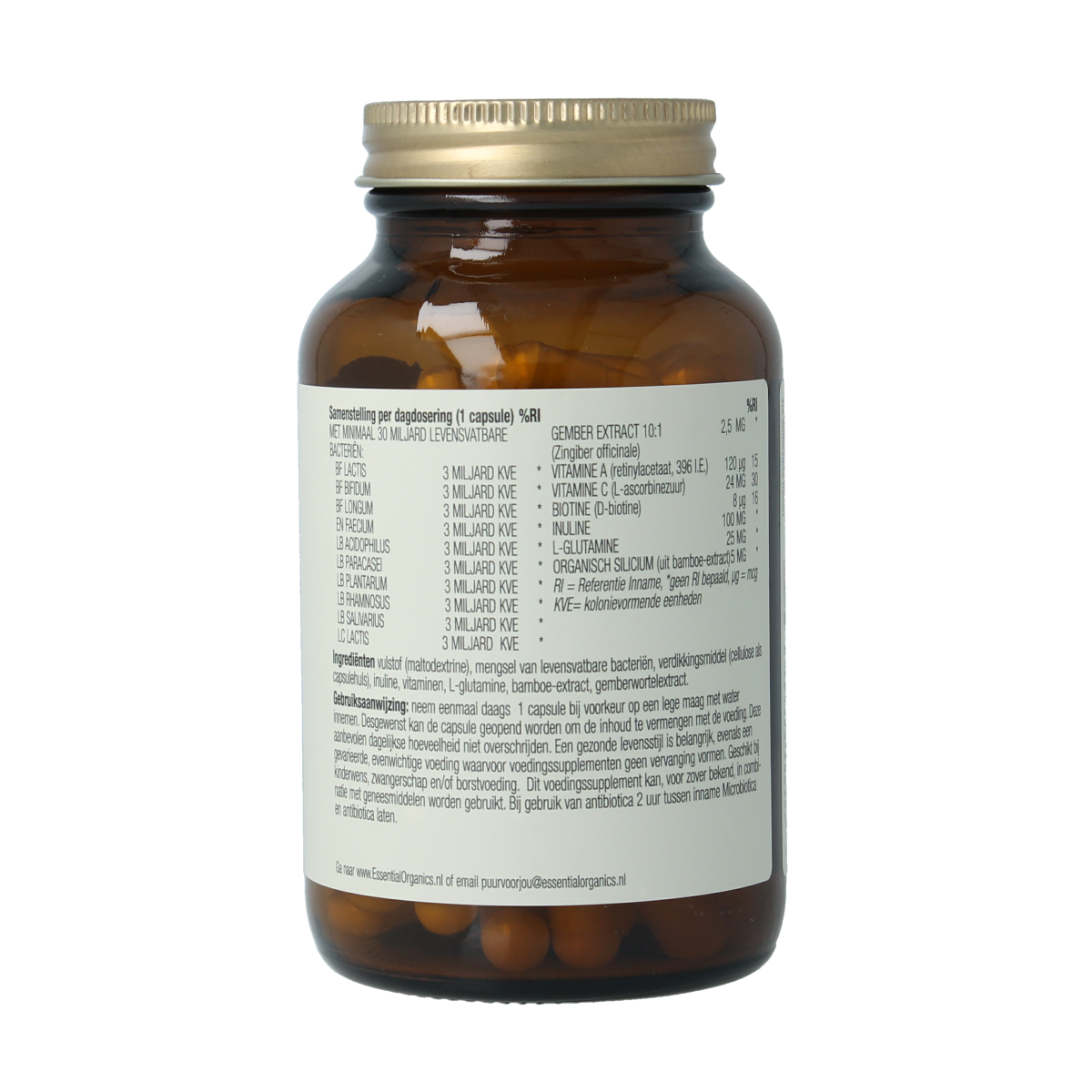 Essential Organ Puur microbiotica 30 miljard 90.00 Capsules