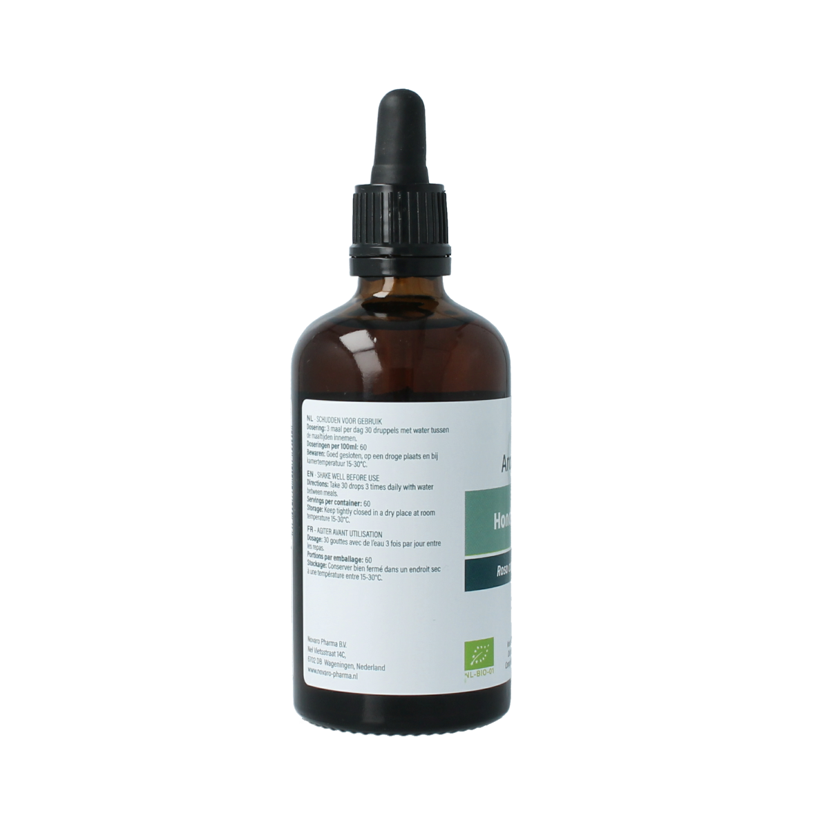 Aromedica Hondsroos gemmo tinctuur - Rosa canina bio 100.00 Milliliter