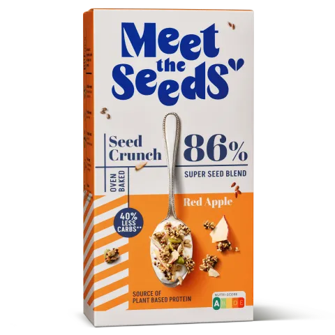 Meet the Seeds Seed Crunch Red Apple - krokante zadenmix bio 220.00 Gram