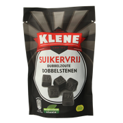 Klene Dubbelzout dobbelstenen suikervrij zakje 110.00 Gram