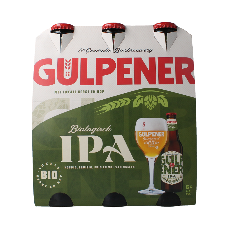 Gulpener Pilsener ur hop 300ml bio 6 Stuks
