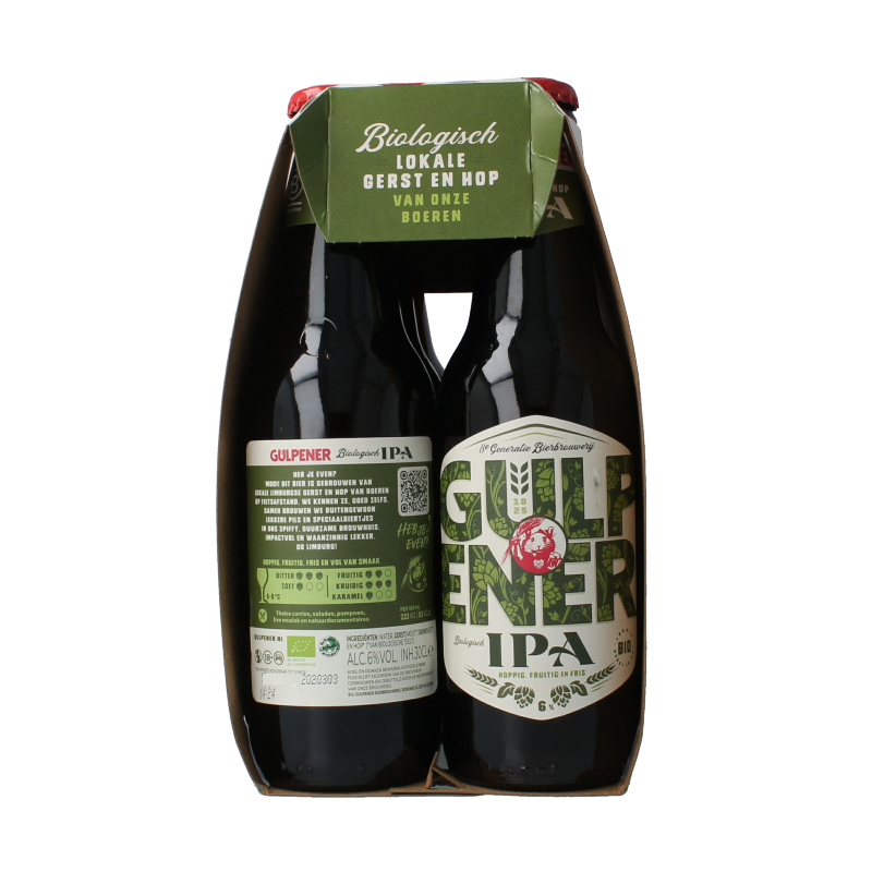 Gulpener Pilsener ur hop 300ml bio 6 Stuks
