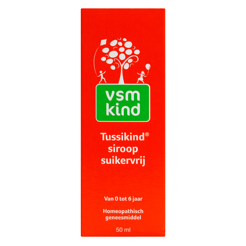 VSM Tussikind siroop suikervrij 50.00 Milliliter