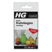 HG X fruitvliegjesval navul 20ml 2.00 Stuks