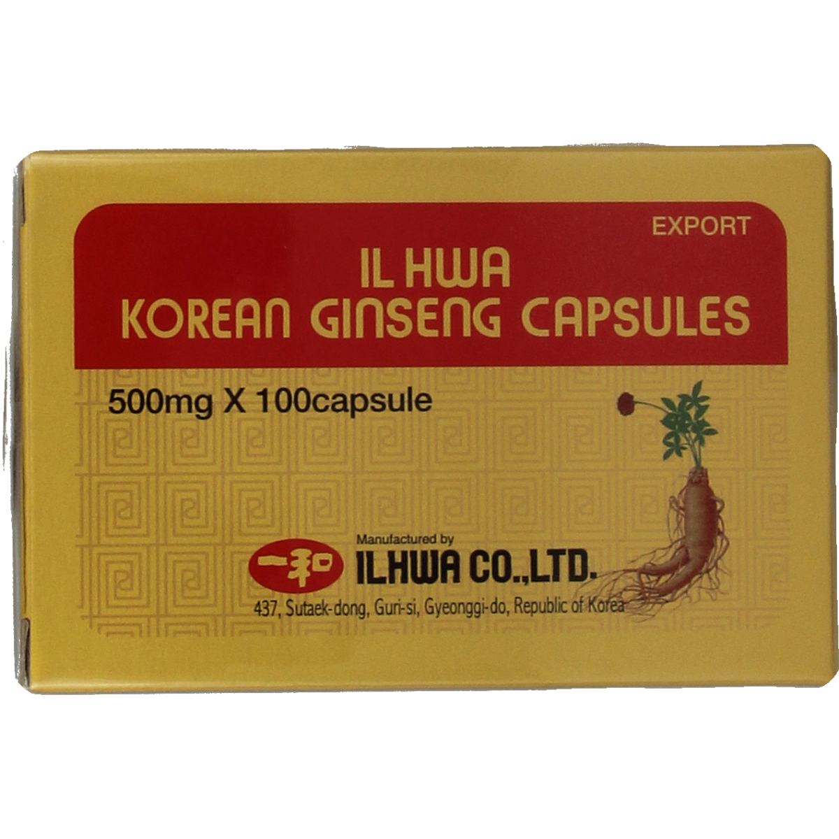 Ilhwa Korean ginseng capsule 100.00 Capsules