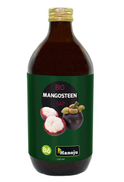 Hanoju Bio Mangosteensap troebel 500.00 Milliliter