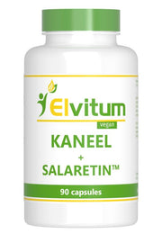 Elvitum  Kaneel met salaretin 90 Vegetarische capsules