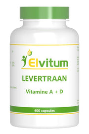 Elvitum  Levertraan A D3 400.00 Capsules