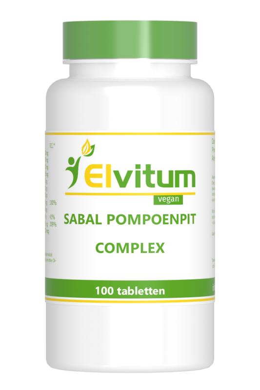 Elvitum  Sabal pompoenpit complex 100.00 Tabletten