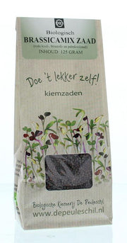 Peuleschil Brassicamix zaad bio 125.00 Gram