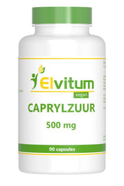 Elvitum  Caprylzuur 500mg 90.00 Vegetarische capsules