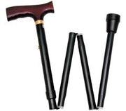 Able 2 Wandelstok opvouw zwart 74-84cm 1 Stuks