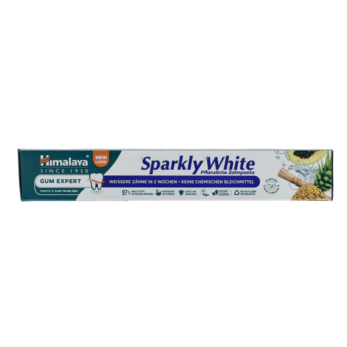 Himalaya Tandpasta kruiden sparkly white 75.00 Milliliter