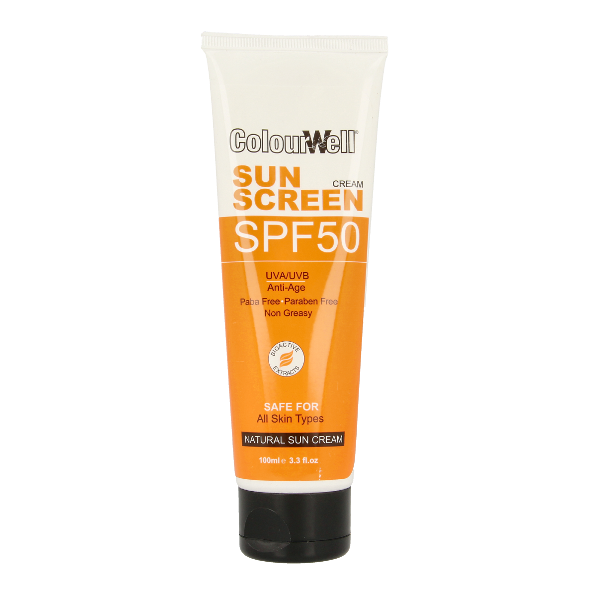 Colourwell Natuurlijke zonnecreme SPF50 100.00 Milliliter