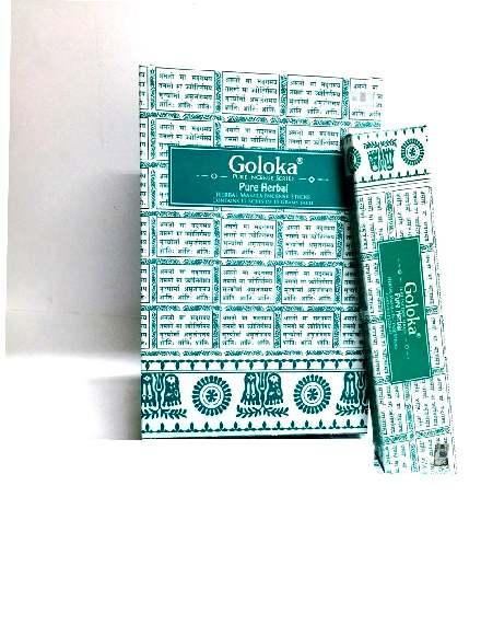 Goloka Wierookstokjes pure herbal 15 Gram