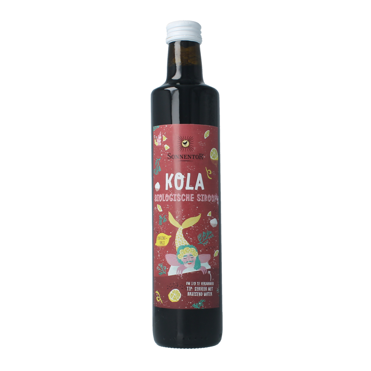 Sonnentor Kola cafeinevrij siroop alcoholvrij bio 500.00 Milliliter