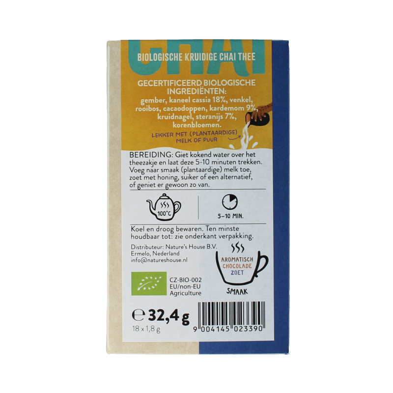 Sonnentor Spicy chai thee bio 18 Zakjes