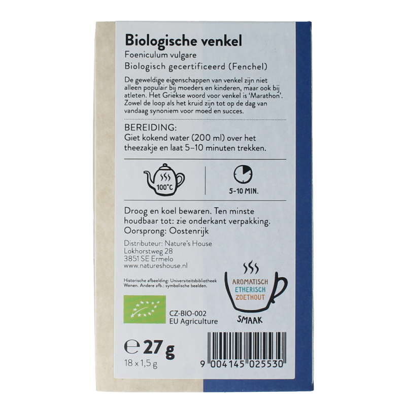 Sonnentor Venkel thee bio 18 Zakjes