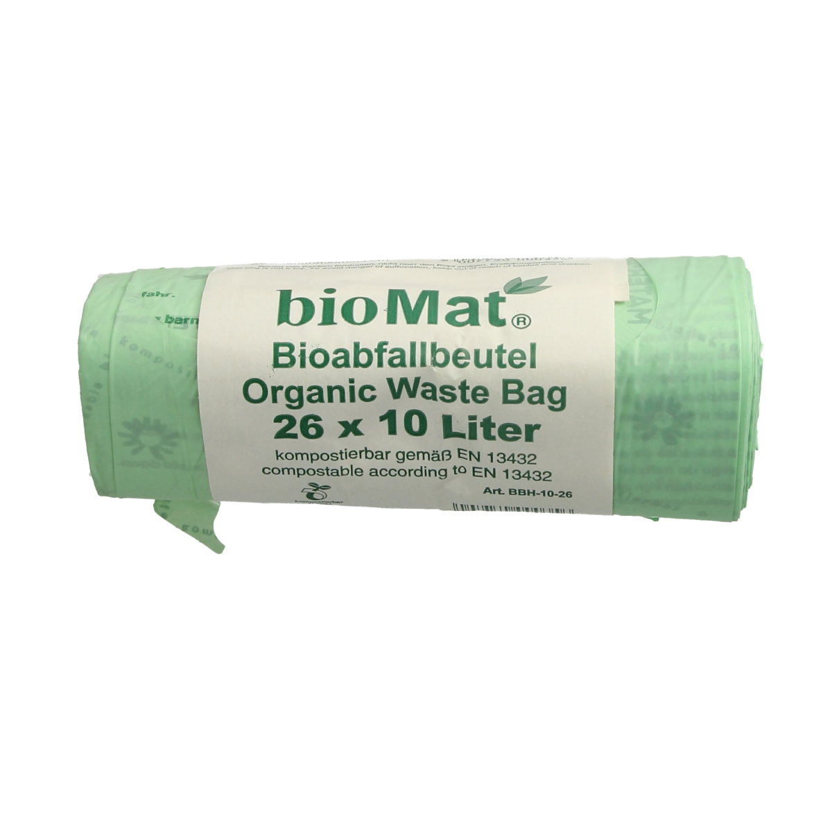 Biomat Wastebag compost 10 liter handvat 26.00 Stuks