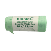 Biomat Wastebag compost 10 liter handvat 26 Stuks