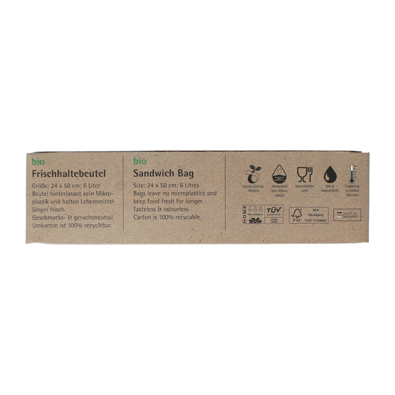 Biomat Natura compost lunchzak 6 liter 20 Stuks