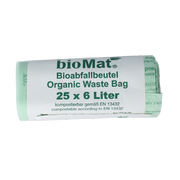 Biomat Wastebag compost 6 liter 25.00 Stuks