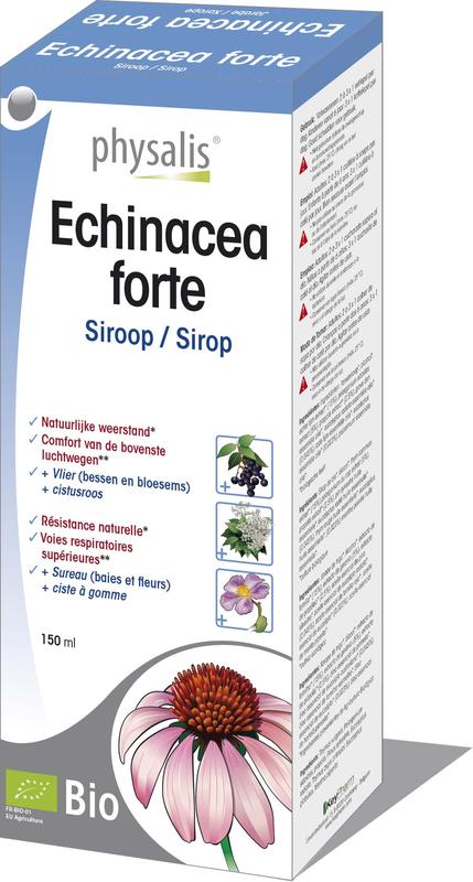 Physalis Echinacea forte siroop bio 150.00 Milliliter
