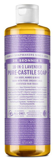 Dr Bronners Liquid soap lavendel 475.00 Milliliter