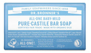 Dr Bronners Barsoap baby mild 140.00 Gram