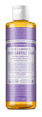 Dr Bronners Liquid soap lavender 240.00 Milliliter
