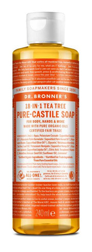 Dr Bronners Liquid soap tea tree 240.00 Milliliter