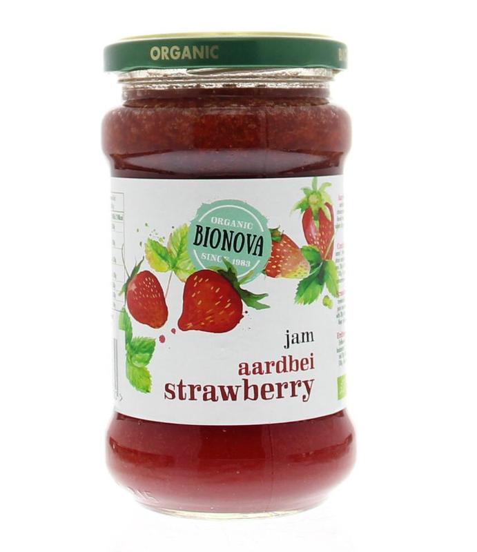 Bionova Aardbeienjam bio 340.00 Gram