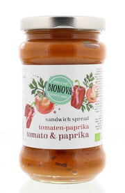 Bionova Sandwichspread tomaat/paprika bio 280.00 Gram
