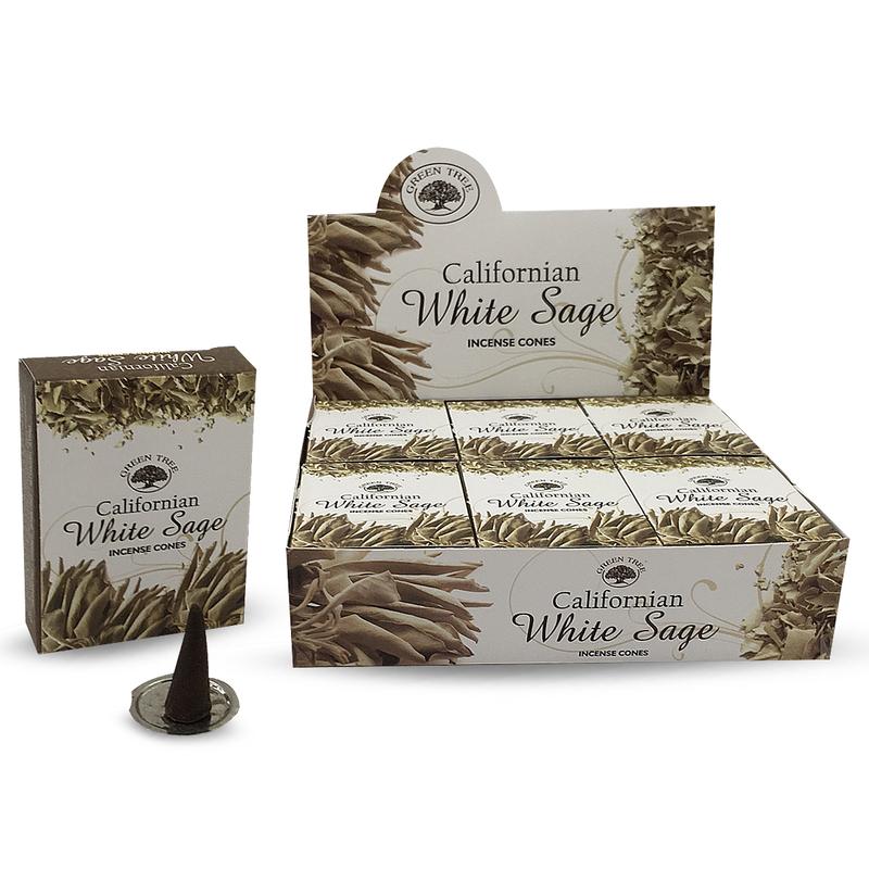 Green Tree Kegelwierook California white sage 10 Stuks