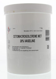 Fagron Cetomacrogol creme 20% vaseline 1.00 Kilogram