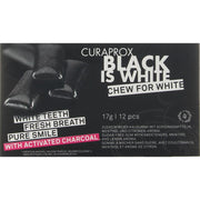 Curaprox Black is white kauwgom 12.00 Stuks
