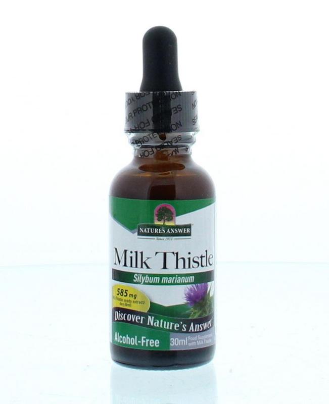 Natures Answer Mariadistel extract alcoholvrij 30 Milliliter